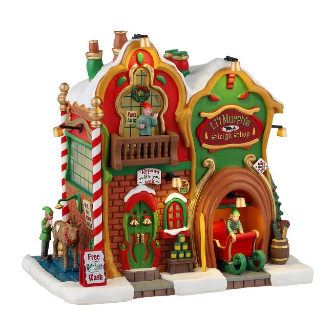 Lemax 45264 Li'L Murph's Sleigh Shop