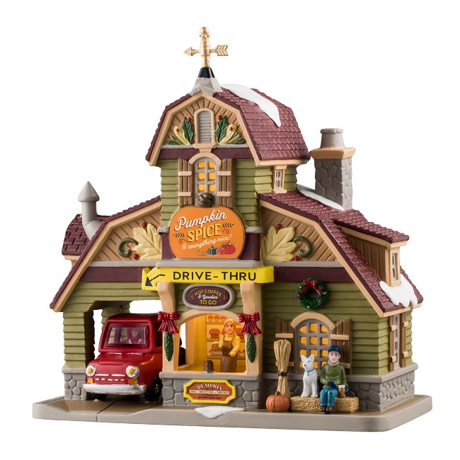 Lemax 45241 Pumpkin Spice & Everything Nice Coffee Shop