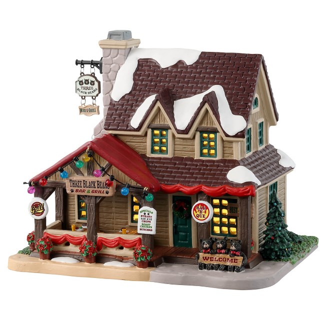 Lemax 35078 Three Black Bears Bar & Grill
