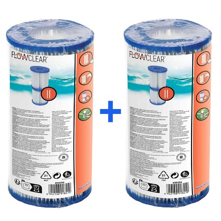 4 Cartucce Tipo II 58094 per Pompe Filtro - SPECIAL PRICE