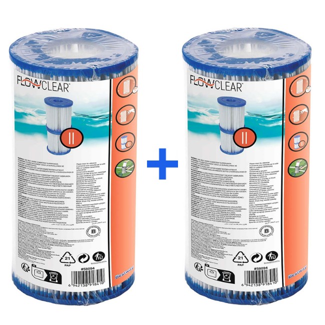 4 Cartucce Tipo II 58094 per Pompe Filtro - SPECIAL PRICE