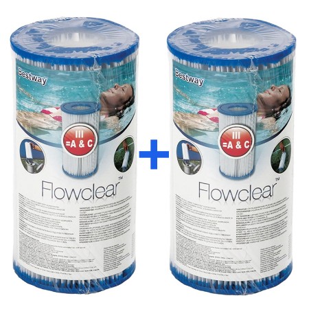 2 Cartucce Tipo III 58012 per Pompe Filtro 5.678 l/h - SPECIAL PRICE