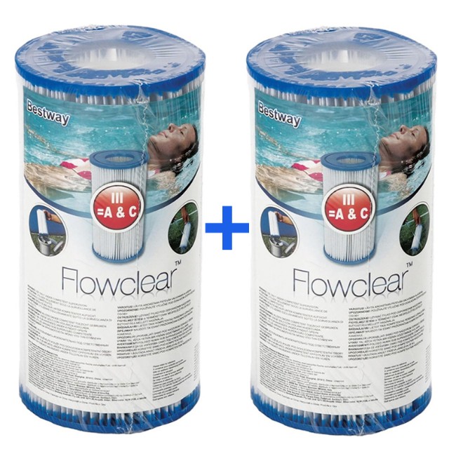 2 Cartucce Tipo III 58012 per Pompe Filtro 5.678 l/h - SPECIAL PRICE