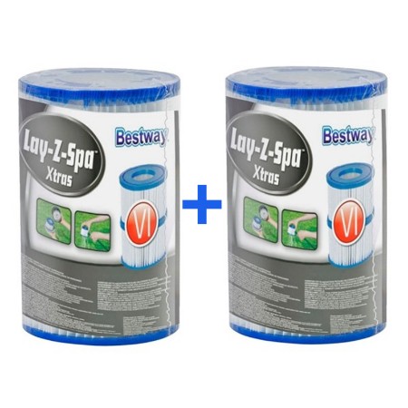 4 Cartucce Tipo VI 60311 per Lay-Z-Spa - SPECIAL PRICE
