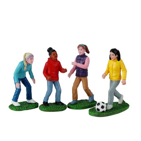 Lemax 42314 Girls Soccer Game  - 4 pezzi