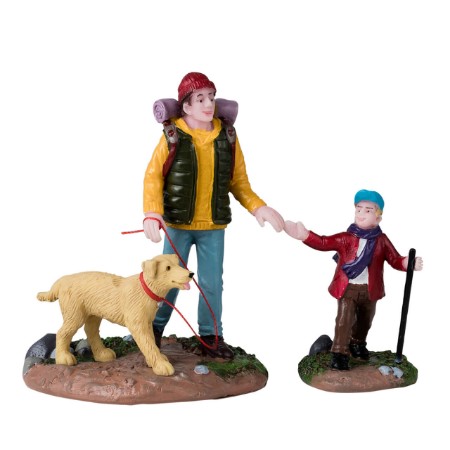 Lemax 42311 Hiking Buddies - 2 pezzi