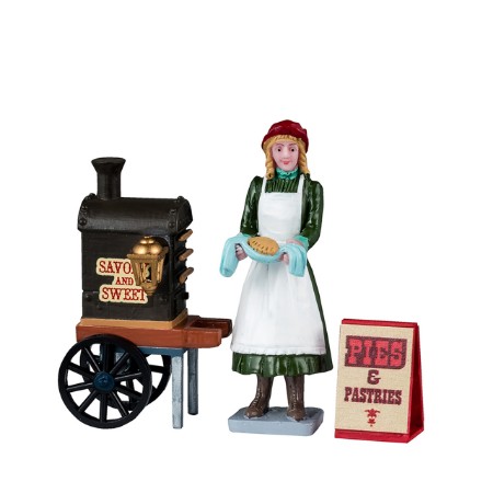 Lemax 42329 Savory & Sweet Pies & Pastries - 3 pezzi