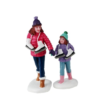 Lemax 42324 Skating Sisters - 2 pezzi