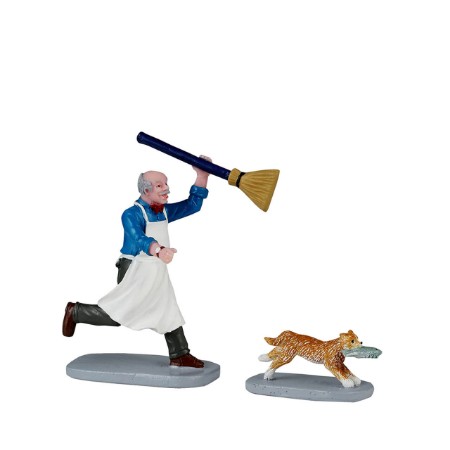 Lemax 42332 Feline Fish Thief - 2 pezzi