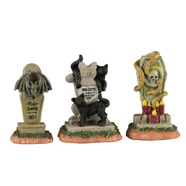 Lemax 44315 Spooky Town Headstones - 3 pezzi