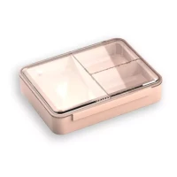Nuvita Lunch Box per Bambini a 3 Scomparti compatibile con Microonde 950 ml - English Rose