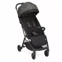 Chicco Passeggino Ultra Leggero Glee Omologato 22 kg per Bambini fino a 4 Anni - Playful Black