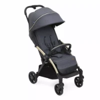 Chicco Passeggino Leggero Goody XPlus con Chiusura Automatica OneTouch, Capottina Estensibile e Parapioggia da 0 a 4 Anni - Dark Shadow