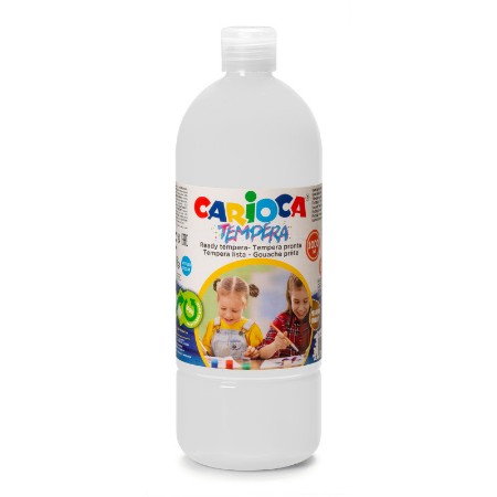 Carioca Tempera in Bottiglia 1 litro Bianco