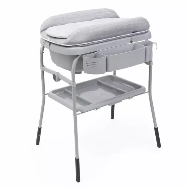 Chicco Fasciatoio con Vaschetta Cuddle & Bubble Bagnetto Neonato Pieghevole e Portatile - Peso max 11 kg
