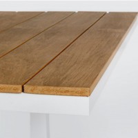 Bizzotto Tavolo Allungabile da Esterno Elias per Giardino 140/200 x 90 cm - Bianco
