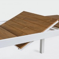 Bizzotto Tavolo Allungabile da Esterno Elias per Giardino 140/200 x 90 cm - Bianco