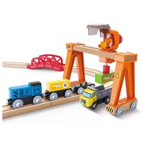 Hape Set Porto con Treno