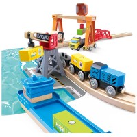 Hape Set Porto con Treno