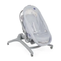 Chicco Culla Baby Hug 4in1 Air con funzione Sdraietta, Seggiolone Pappa e Alza Sedia