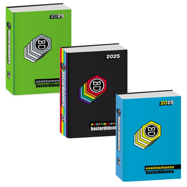 Seven Bastardidentro Diario Agenda Color New 16 mesi