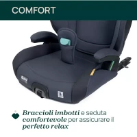 Chicco Seggiolino Auto Quizy Isofix 100-150 cm, Reclinabile e Confortevole, per Bambini da 3 ai 12 anni 