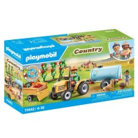 Playmobil Trattore con Rimorchio e Cisterna