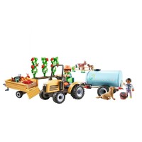 Playmobil Trattore con Rimorchio e Cisterna