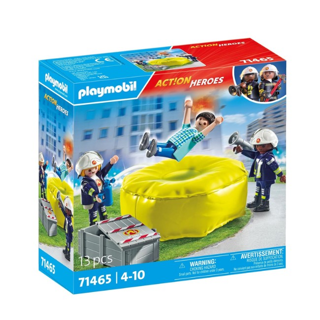 Playmobil Materasso di Salvataggio dei Pompieri
