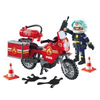 Playmobil Moto dei Pompieri