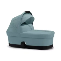 Cybex Gold Navicella Cot S per Passeggino Eezy S Twist+ e Passeggino 3 Ruote Avi Spin - Stormy Blue
