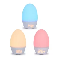 Tommee Tippee Luce Termometro GroEgg, Luce Notturna Antibuio con Termometro Ambientale
