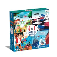Clementoni 4 in 1 Giochi da Tavolo