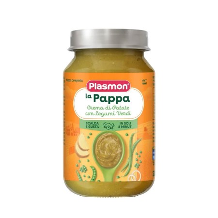 Plasmon La Pappa Crema di Patate con Legumi Verdi 200gr