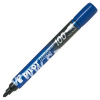 Pilot Pennarello Indelebile Marker 100 Blu
