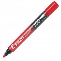 Pilot Pennarello Indelebile Marker 100 Rosso