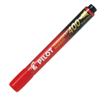 Pilot Pennarello Indelebile Marker 400 Rosso