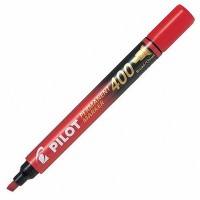 Pilot Pennarello Indelebile Marker 400 Rosso