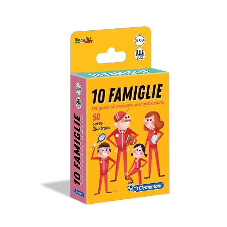 Clementoni Carte 10 Famiglie