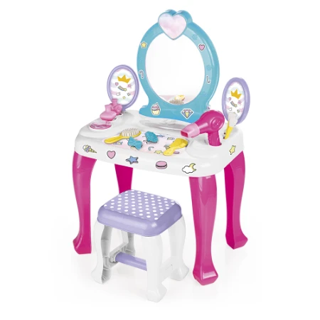 Dolu Set Unicorno Vanity Tavolo e Sgabello
