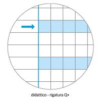 Blasetti Quaderno Maxi One Color Didattico 100 gr Rigatura Q+