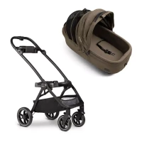 Tavo Pets Passeggino Cane Maeve 3in1 con Telaio Black e culla Brindle - taglia M Flex - Peso max 12 kg 
