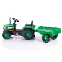 Dolu Trattore a Pedali con Rimorchio