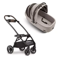 Tavo Pets Passeggino Cane Maeve 3in1 con Culla Auto e Telaio da Passeggio taglia M Rigid Peso max 12 kg - Fawn