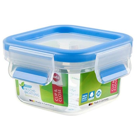 Emsa Clip&Close Contenitore Salvafreschezza Quadrato 0,25 l