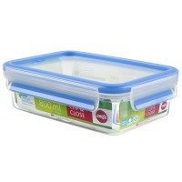 Emsa Clip&Close Contenitore Salvafreschezza Rettangolare 0,8 l