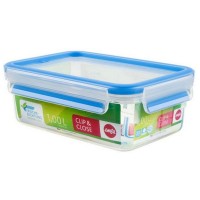 Emsa Clip&Close Contenitore Salvafreschezza Rettangolare 1 l