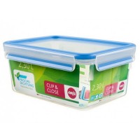 Emsa Clip&Close Contenitore Salvafreschezza Rettangolare 2,3 l