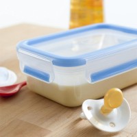 Emsa Clip&Close Set 3 Contenitori Salvafreschezza Rettangolari 1 l