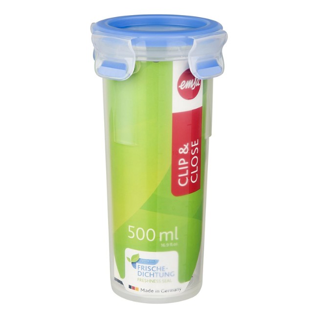 Emsa Clip&Close Contenitore Salvafreschezza Rotondo 0,5 l